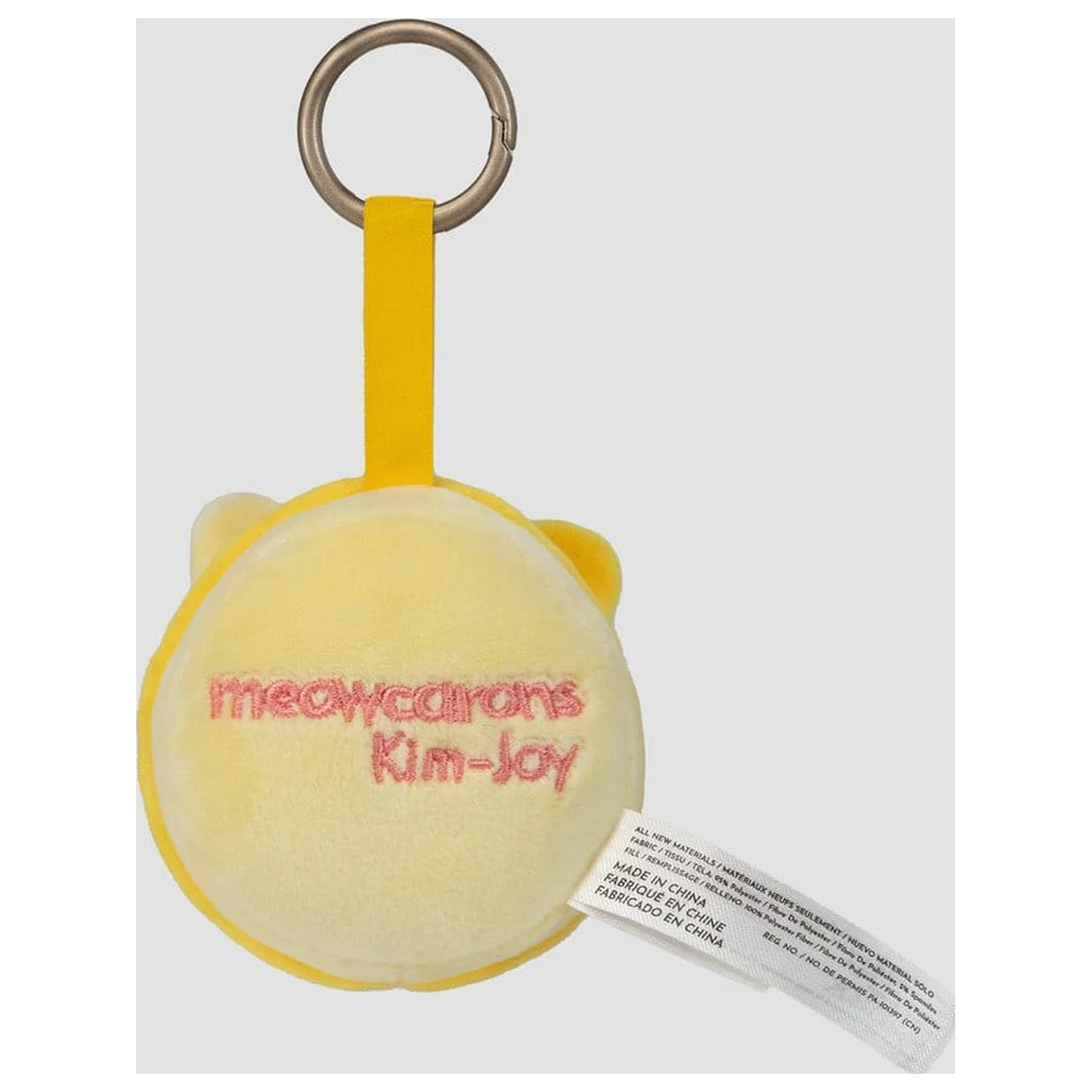 Meowcaron Plüsch Taschenanhänger Smile 7 cm Produktfoto