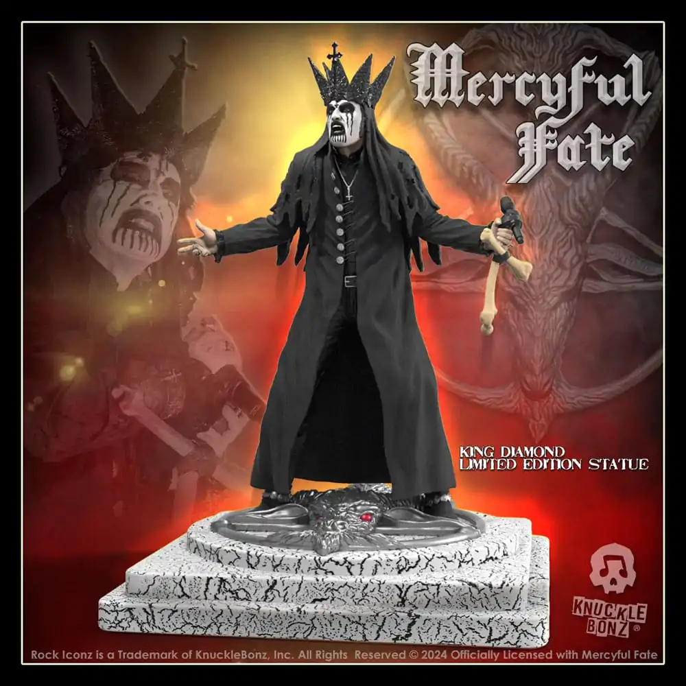 Mercyful Fate Rock Iconz Statue King Diamond III (Black Version) 22 cm termékfotó