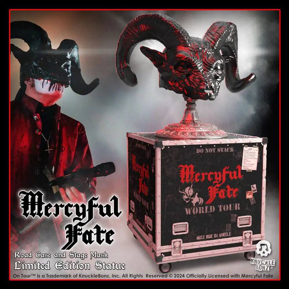 Mercyful Fate Rock Ikonz On Tour Road Case Statue & Stage Mask Set World Tour Produktfoto