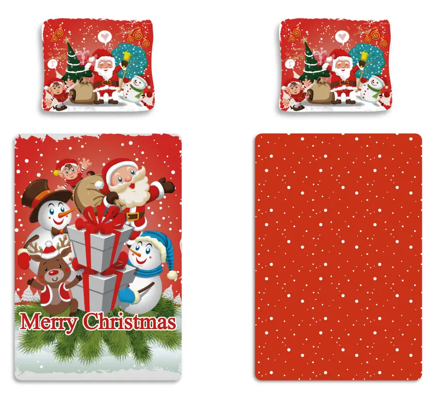 Merry Christmas, Christmas Bettbezug-Set 140x200 cm, 70x90 cm Produktfoto
