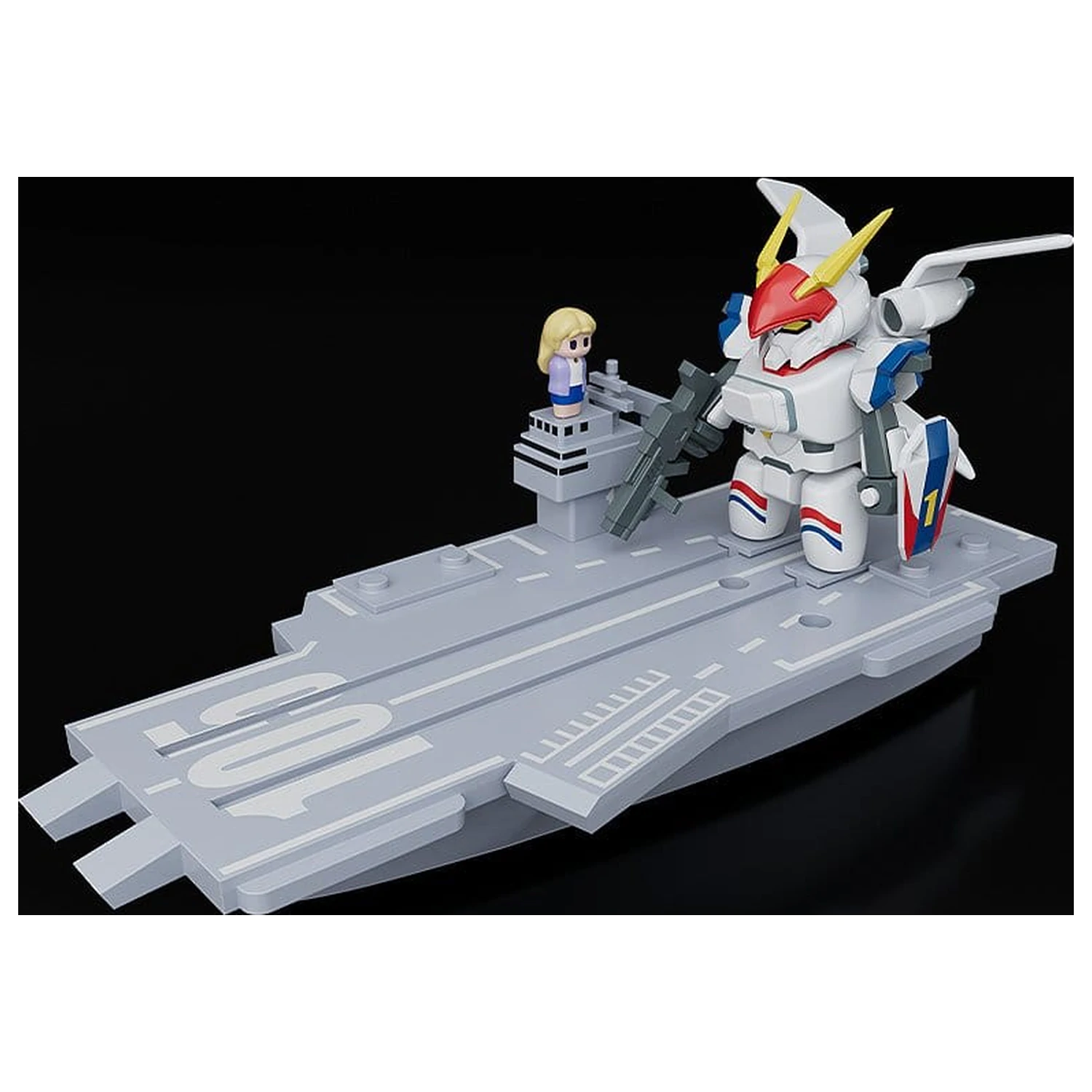 Metal Armor Dragonar Brickroid Actionfigur Dragonar-1 (Opening Ver.) & Carrier Set 5 cm Produktfoto