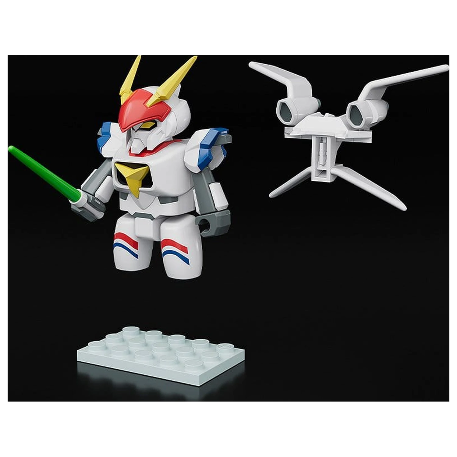 Metal Armor Dragonar Brickroid Actionfigur Dragonar-1 (Opening Ver.) & Carrier Set 5 cm Produktfoto