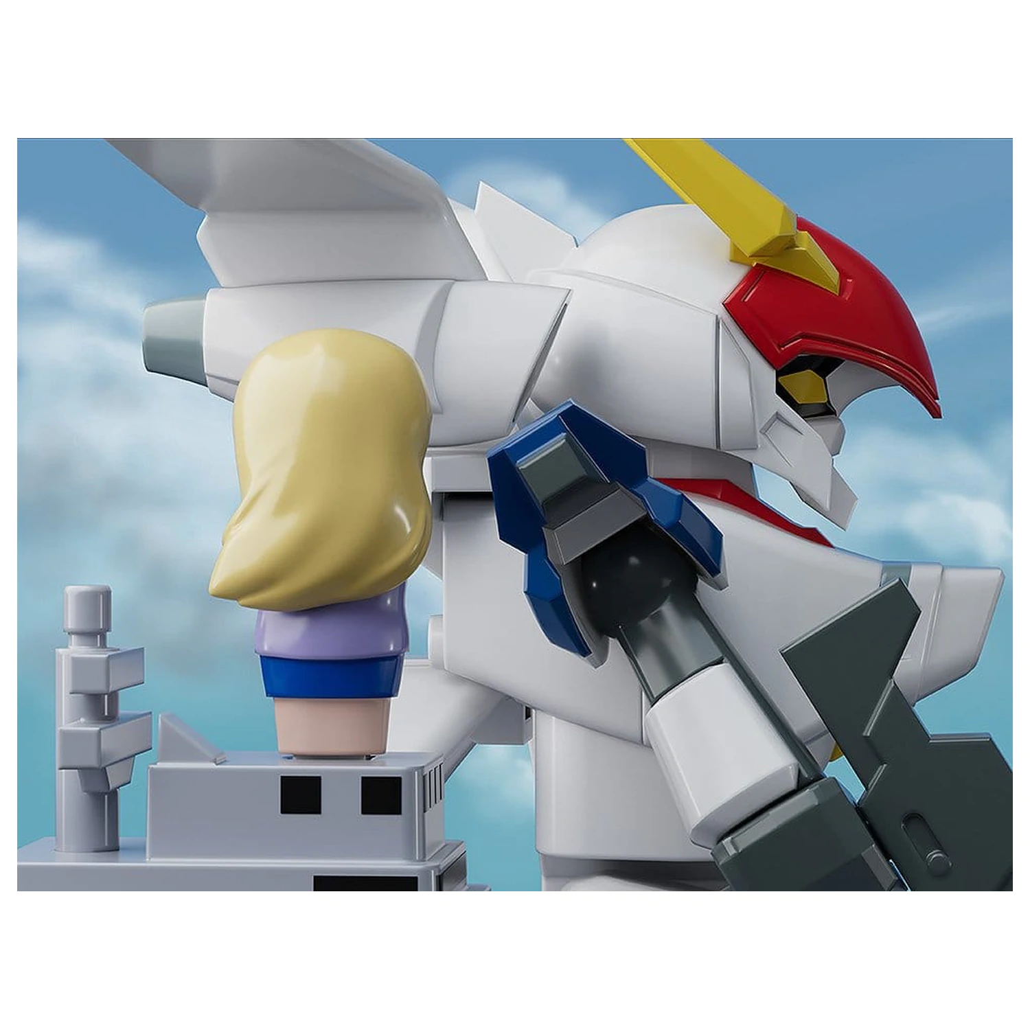 Metal Armor Dragonar Brickroid Actionfigur Dragonar-1 (Opening Ver.) & Carrier Set 5 cm Produktfoto