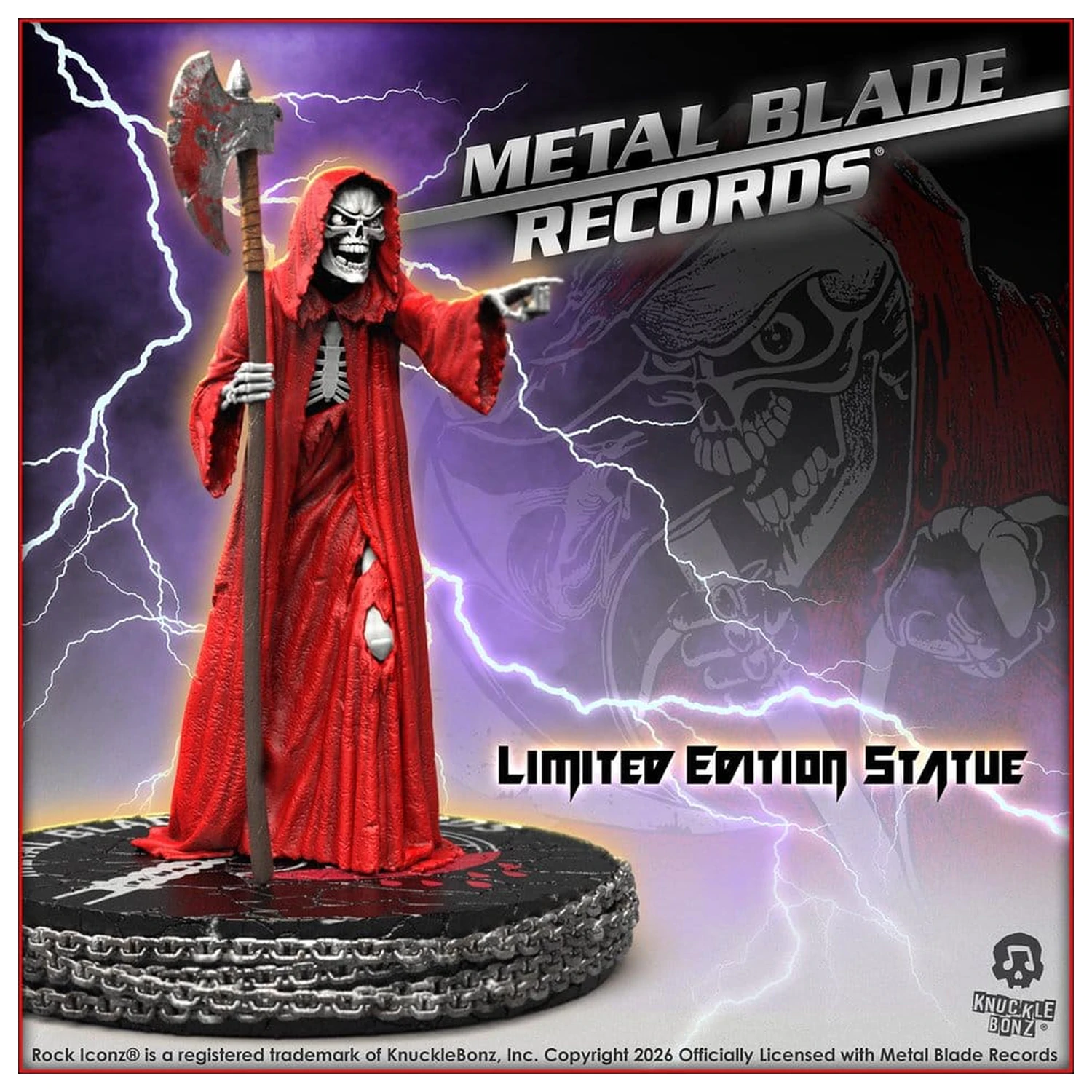 Metal Blade 3D Vinyl Figur Reaper Produktfoto