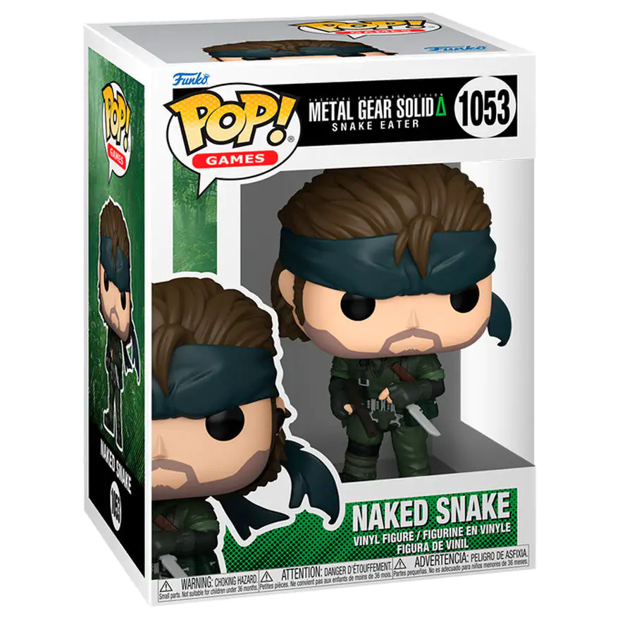 Metal Gear Funko POP! Games Vinyl Figur Naked Snake 9 cm Produktfoto