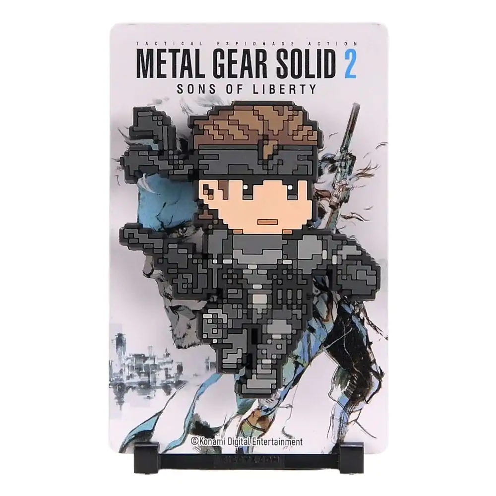 Metal Gear Solid 2 FiGGYZ Magnet Sammlerstück Solid Snake (Hero Pose) 11 cm Produktfoto
