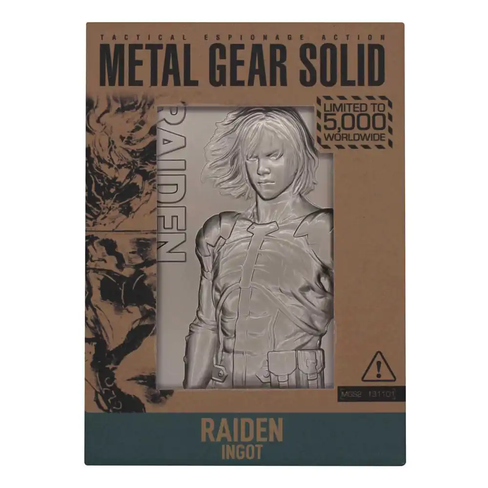 Metal Gear Solid 2 Metallbarren Raiden Limited Edition Produktfoto