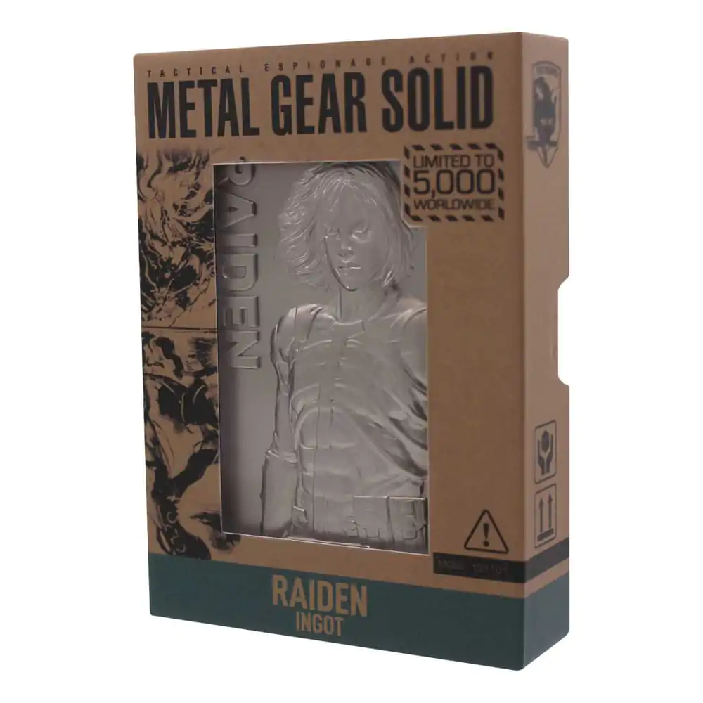 Metal Gear Solid 2 Metallbarren Raiden Limited Edition Produktfoto