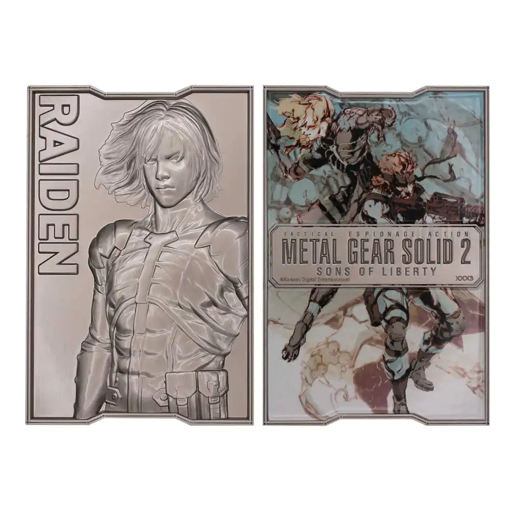 Metal Gear Solid 2 Metallbarren Raiden Limited Edition Produktfoto