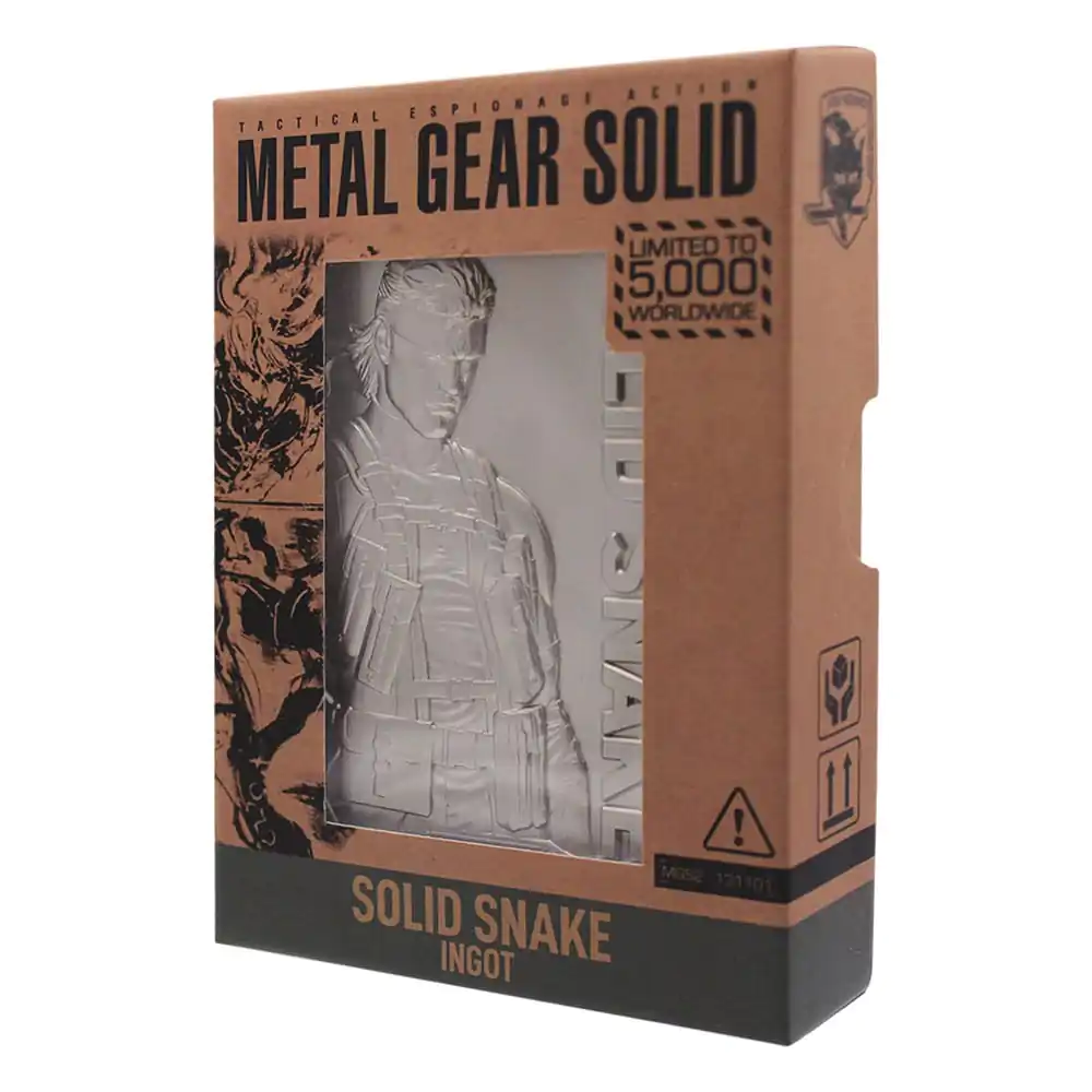 Metal Gear Solid 2 Metallbarren Snake Limited Edition Produktfoto