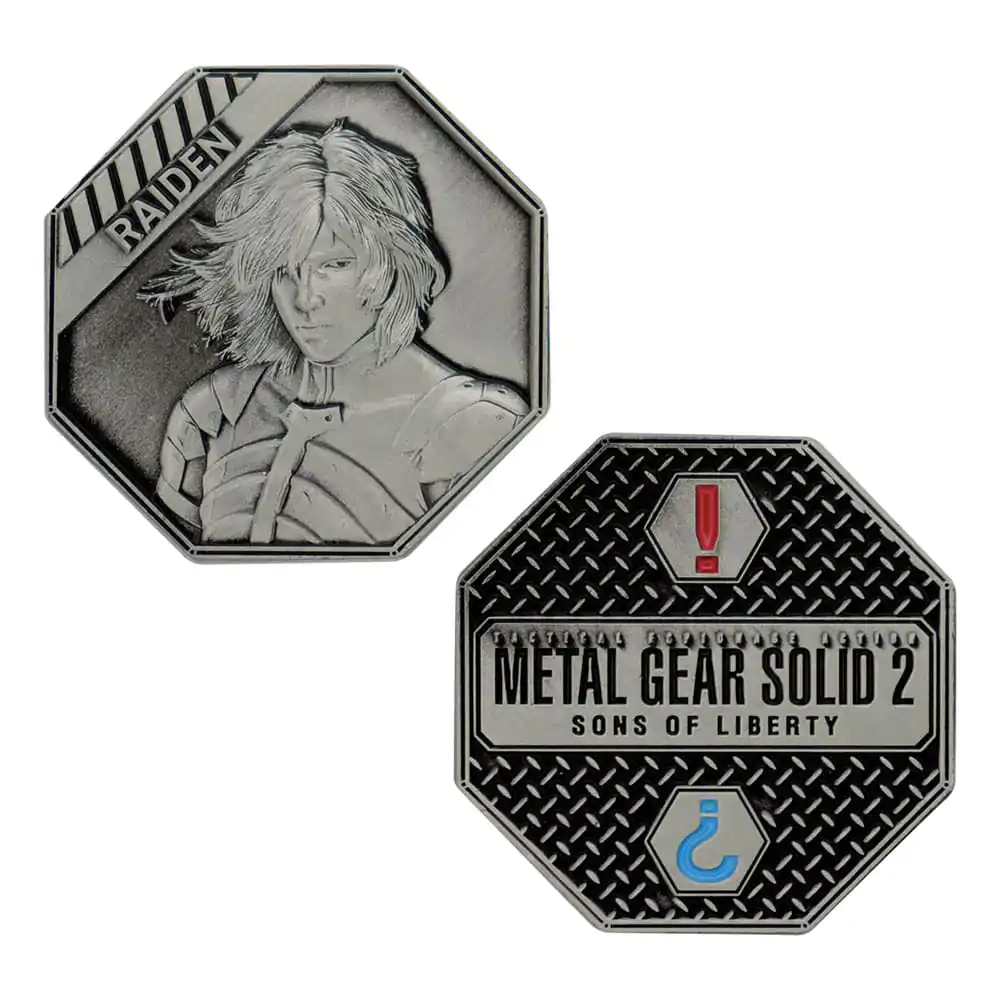 Metal Gear Solid 2 Sammelmünze Raiden Limited Edition termékfotó