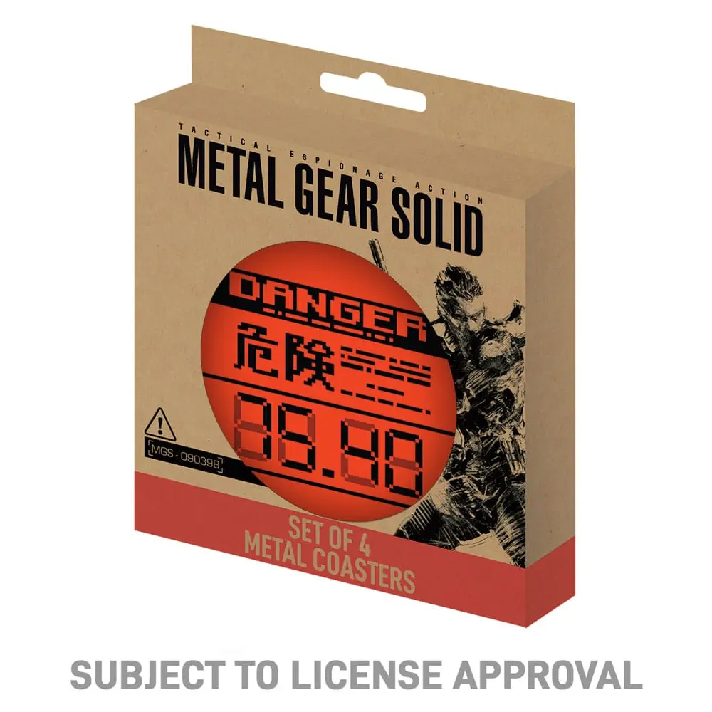 Metal Gear Solid Coaster 4er-Pack termékfotó
