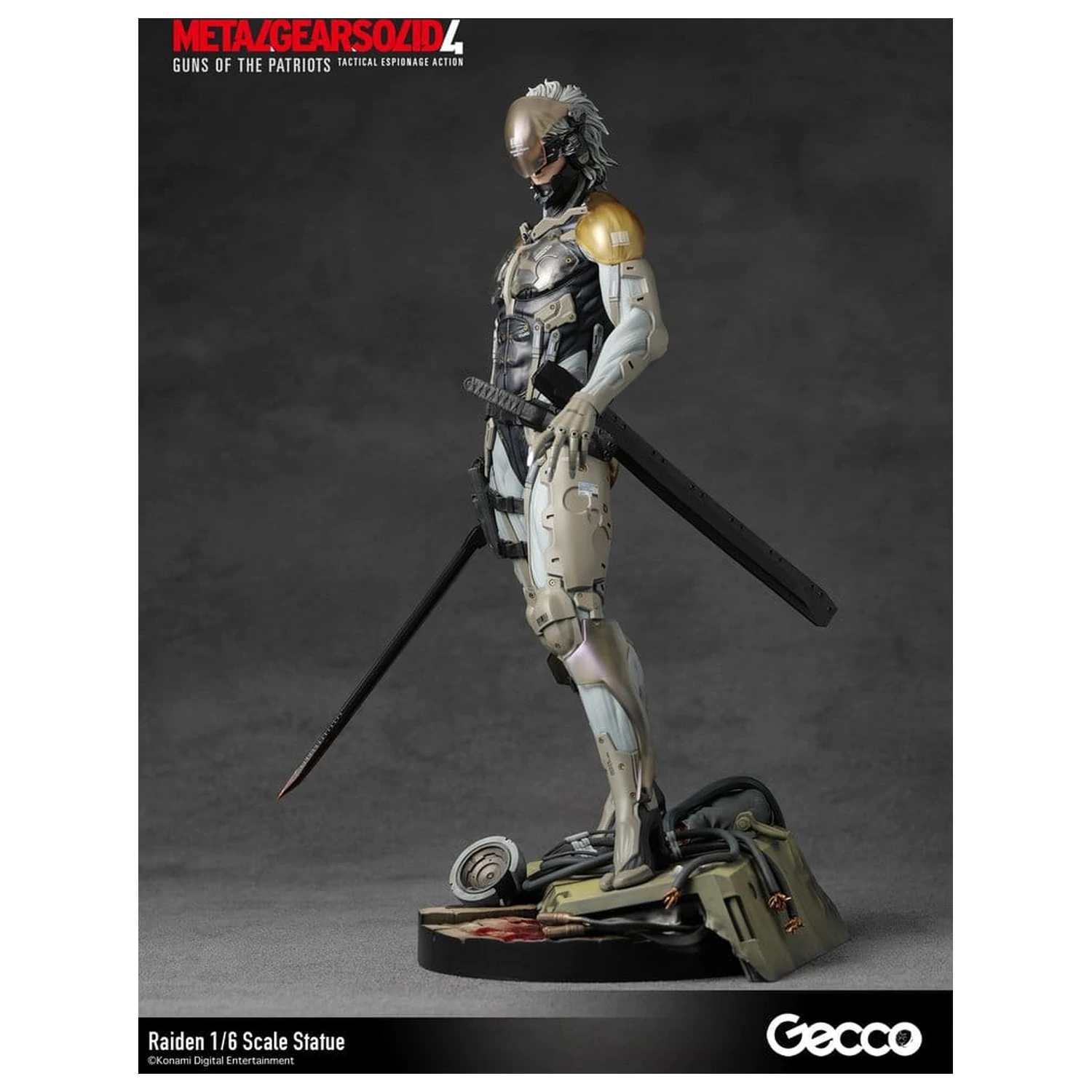 Metal Gear Solid 4 Guns of the Patriots Statue 1/6 Raiden 32 cm Produktfoto