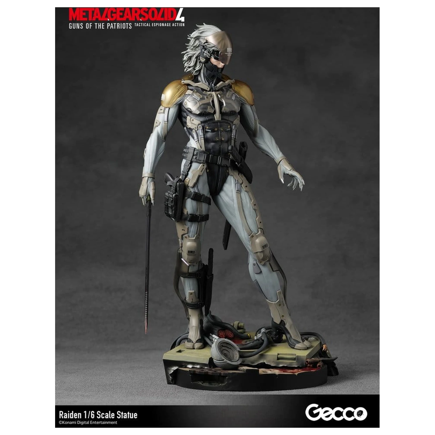 Metal Gear Solid 4 Guns of the Patriots Statue 1/6 Raiden 32 cm Produktfoto