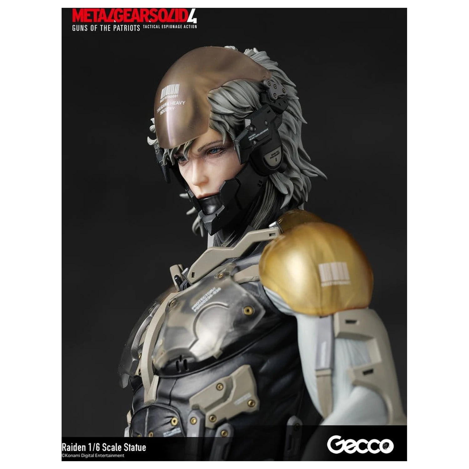Metal Gear Solid 4 Guns of the Patriots Statue 1/6 Raiden 32 cm Produktfoto
