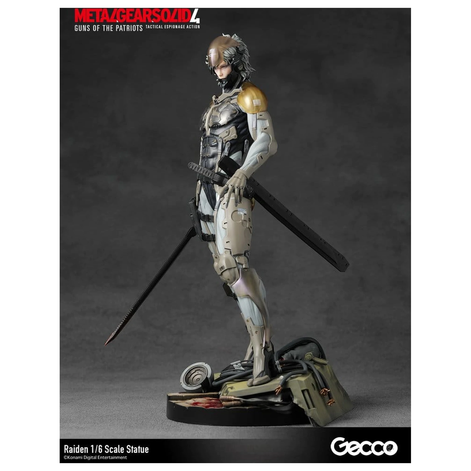 Metal Gear Solid 4 Guns of the Patriots Statue 1/6 Raiden 32 cm Produktfoto