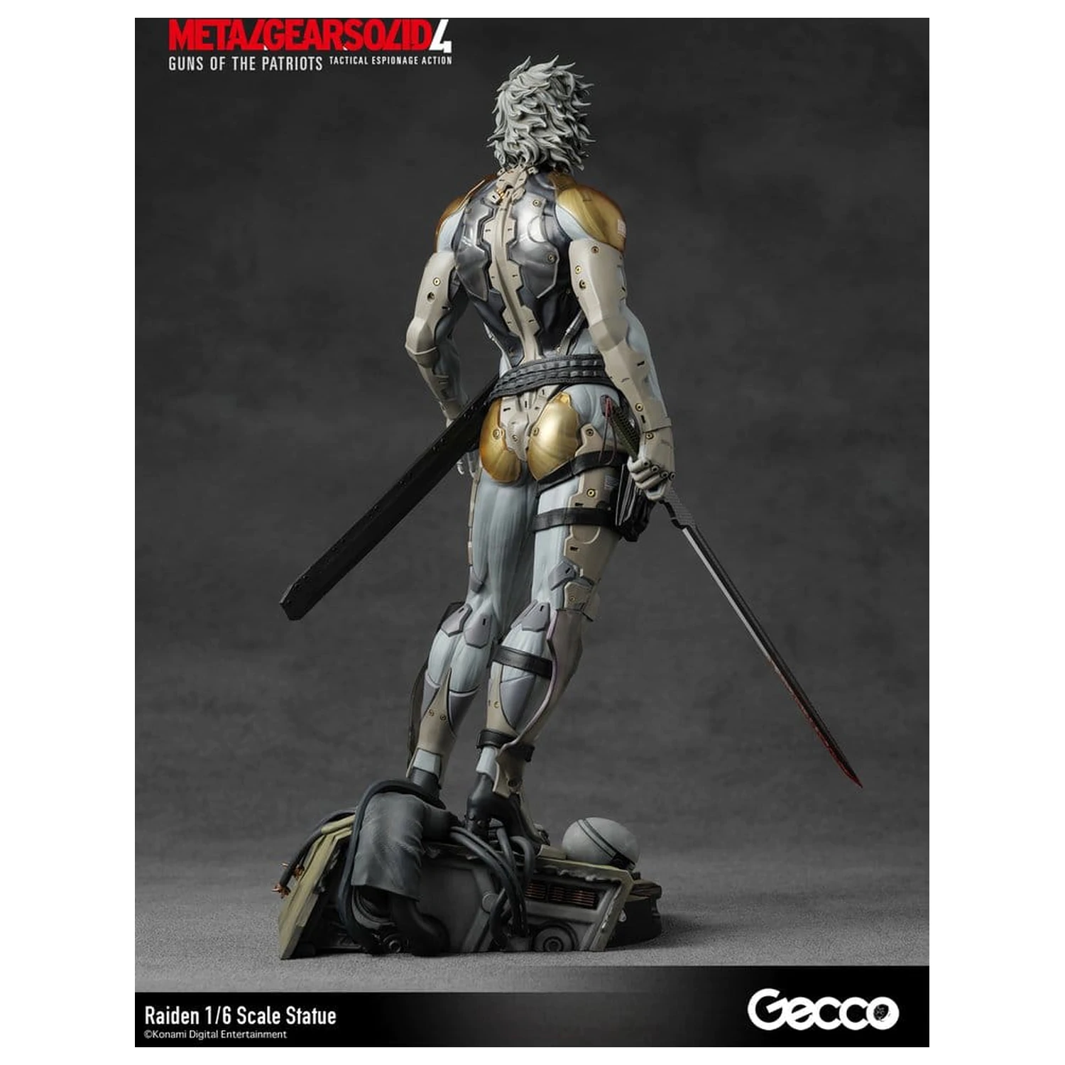 Metal Gear Solid 4 Guns of the Patriots Statue 1/6 Raiden 32 cm Produktfoto
