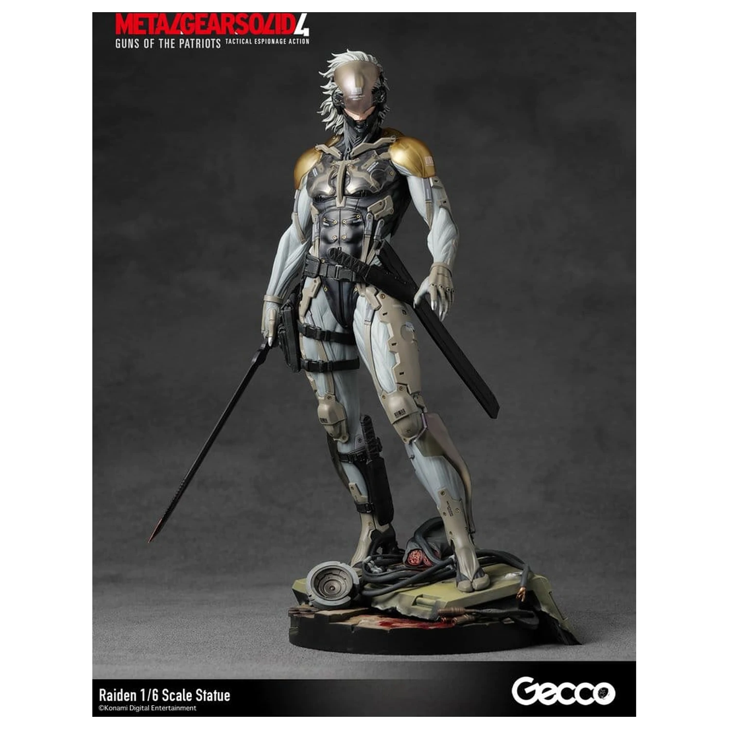 Metal Gear Solid 4 Guns of the Patriots Statue 1/6 Raiden 32 cm Produktfoto