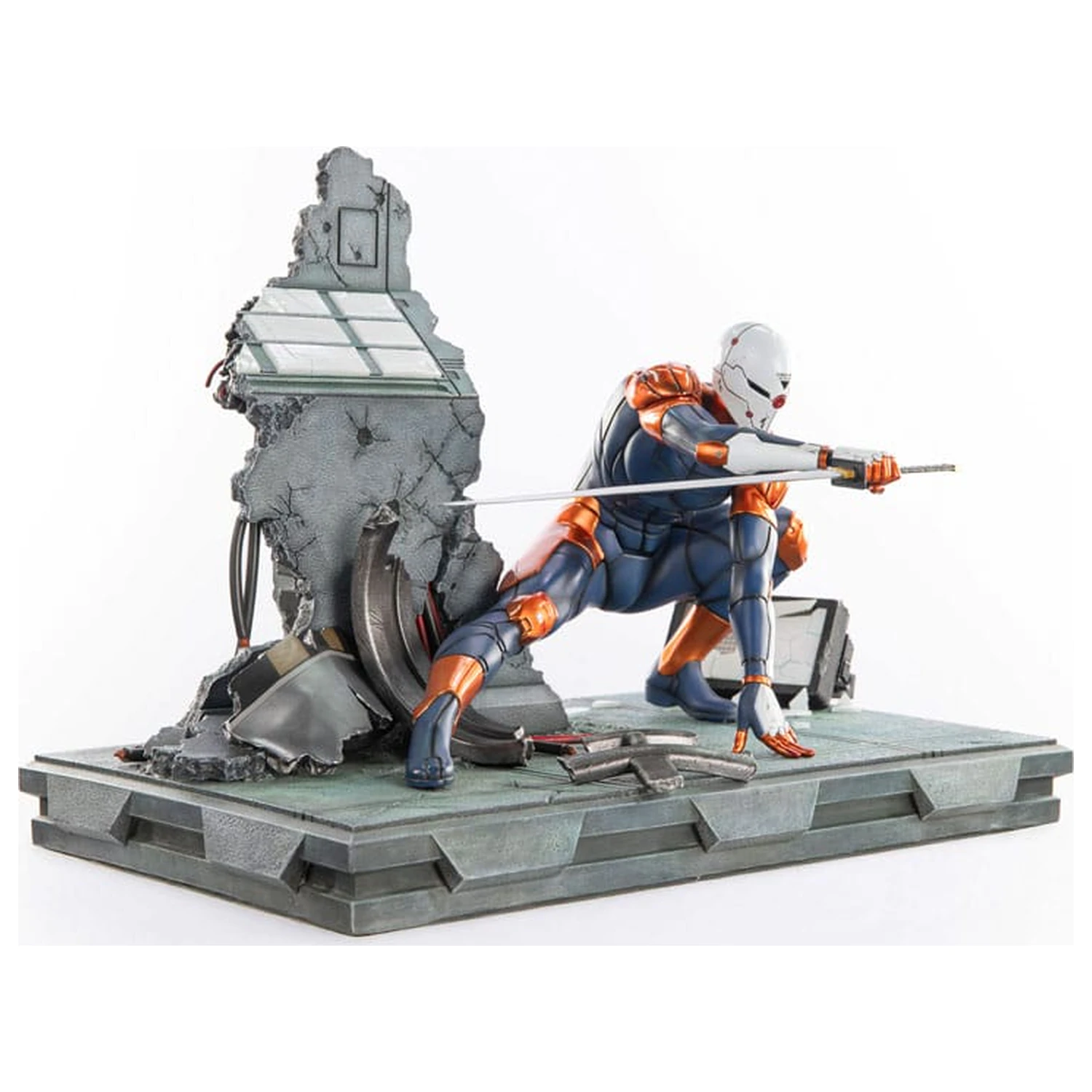Metal Gear Solid Statue Cyborg Ninja (Gray Fox) 41 cm Produktfoto