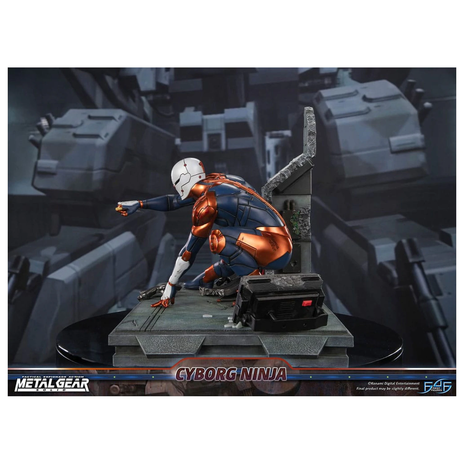 Metal Gear Solid Statue Cyborg Ninja (Gray Fox) 41 cm Produktfoto