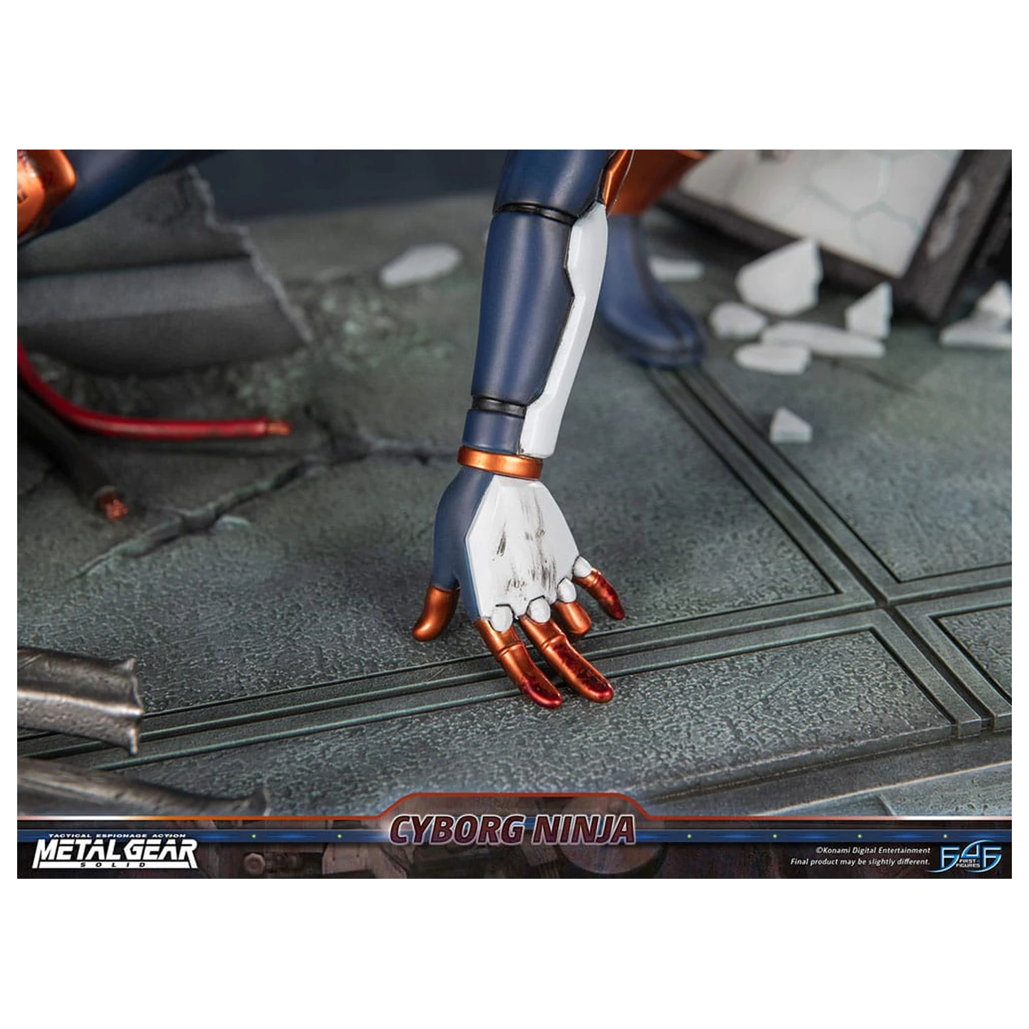 Metal Gear Solid Statue Cyborg Ninja (Gray Fox) 41 cm Produktfoto