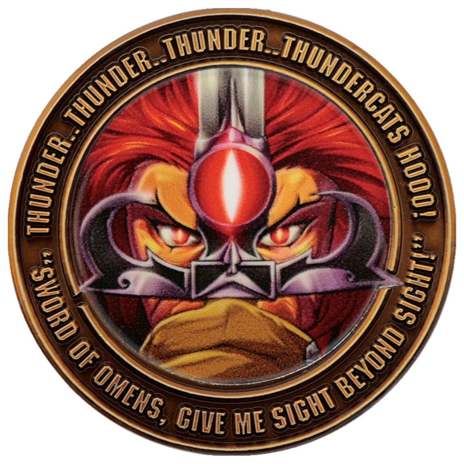 ThunderCats Sammlermünze Lion-O 40th Anniversary Limited Edition Produktfoto