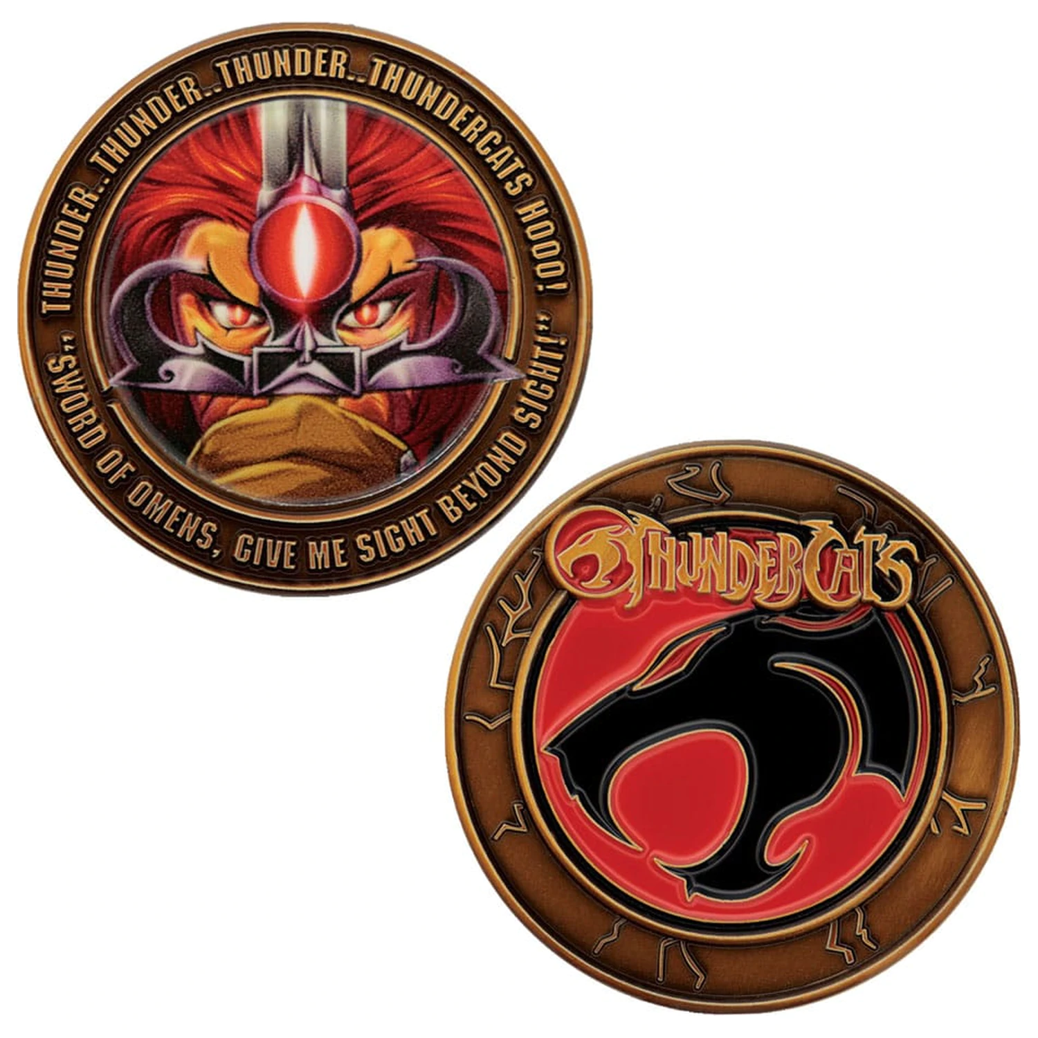 ThunderCats Sammlermünze Lion-O 40th Anniversary Limited Edition Produktfoto