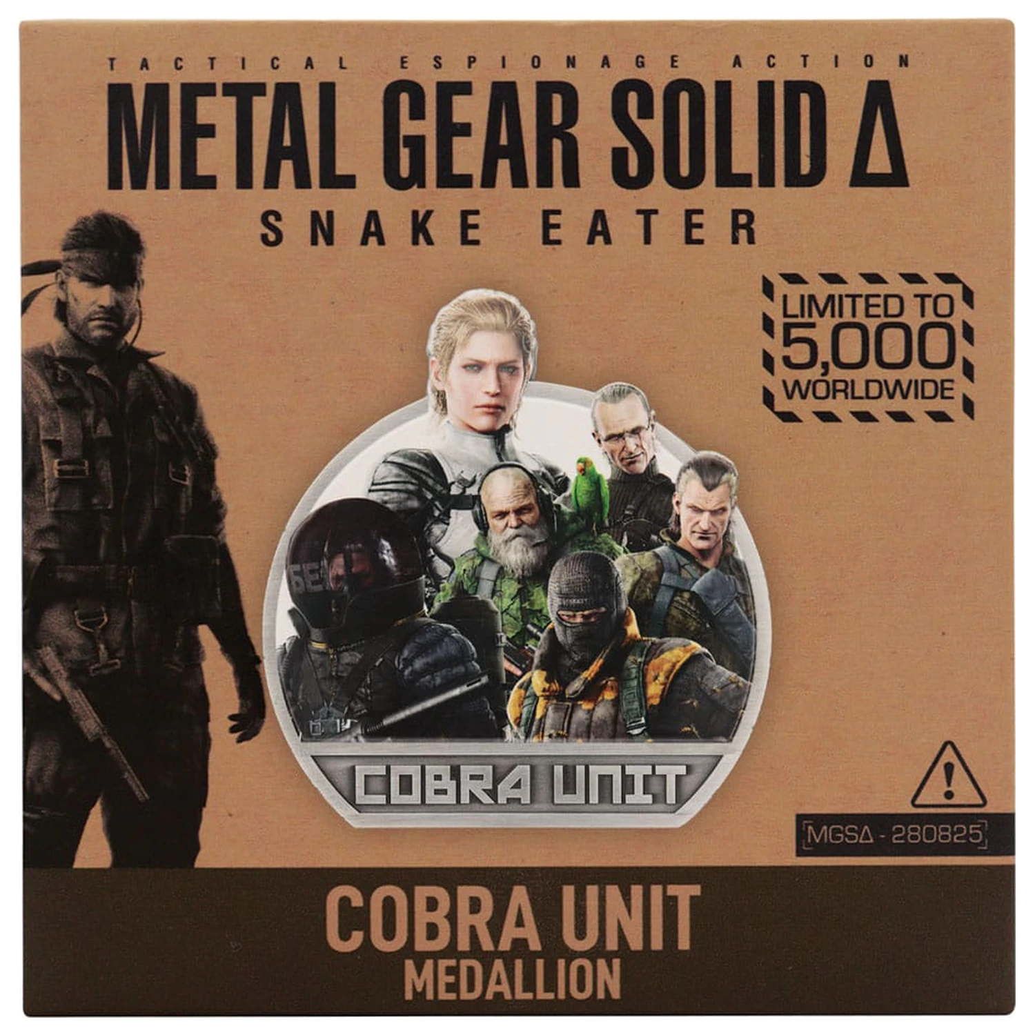 Metal Gear Solid Delta Medaillon Cobra Unit Limitierte Edition Produktfoto