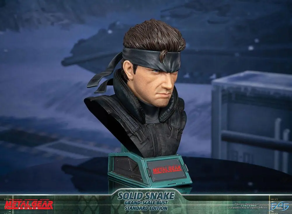 Metal Gear Solid Grand Scale Büste Solid Snake 31 cm Produktfoto