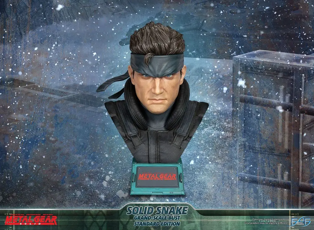 Metal Gear Solid Grand Scale Büste Solid Snake 31 cm Produktfoto