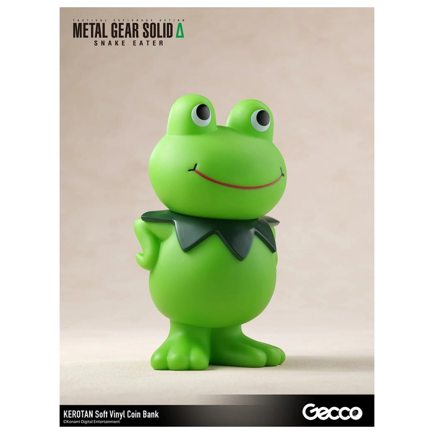 Metal Gear Solid Snake Eater Weichvinyl Bank Kerotan 21 cm Produktfoto