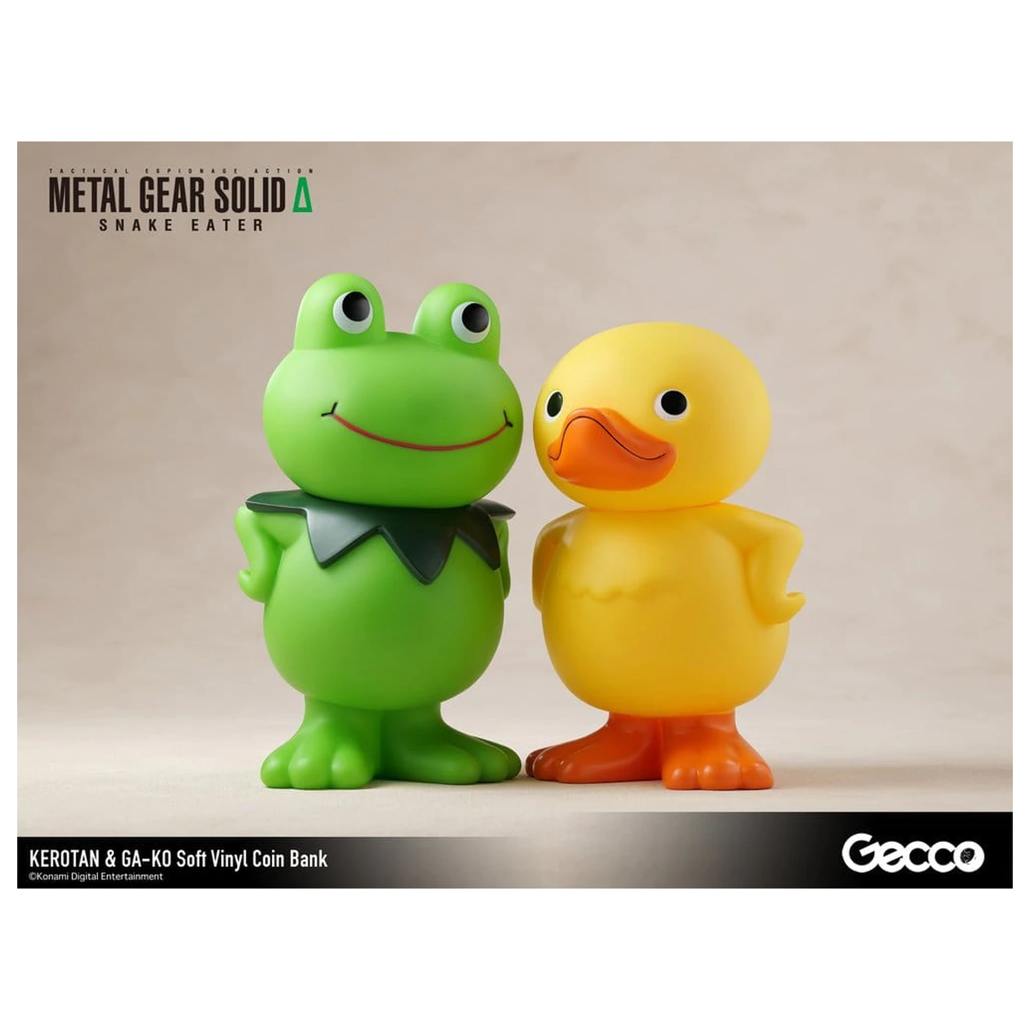 Metal Gear Solid Snake Eater Weichvinyl Bank Kerotan 21 cm Produktfoto
