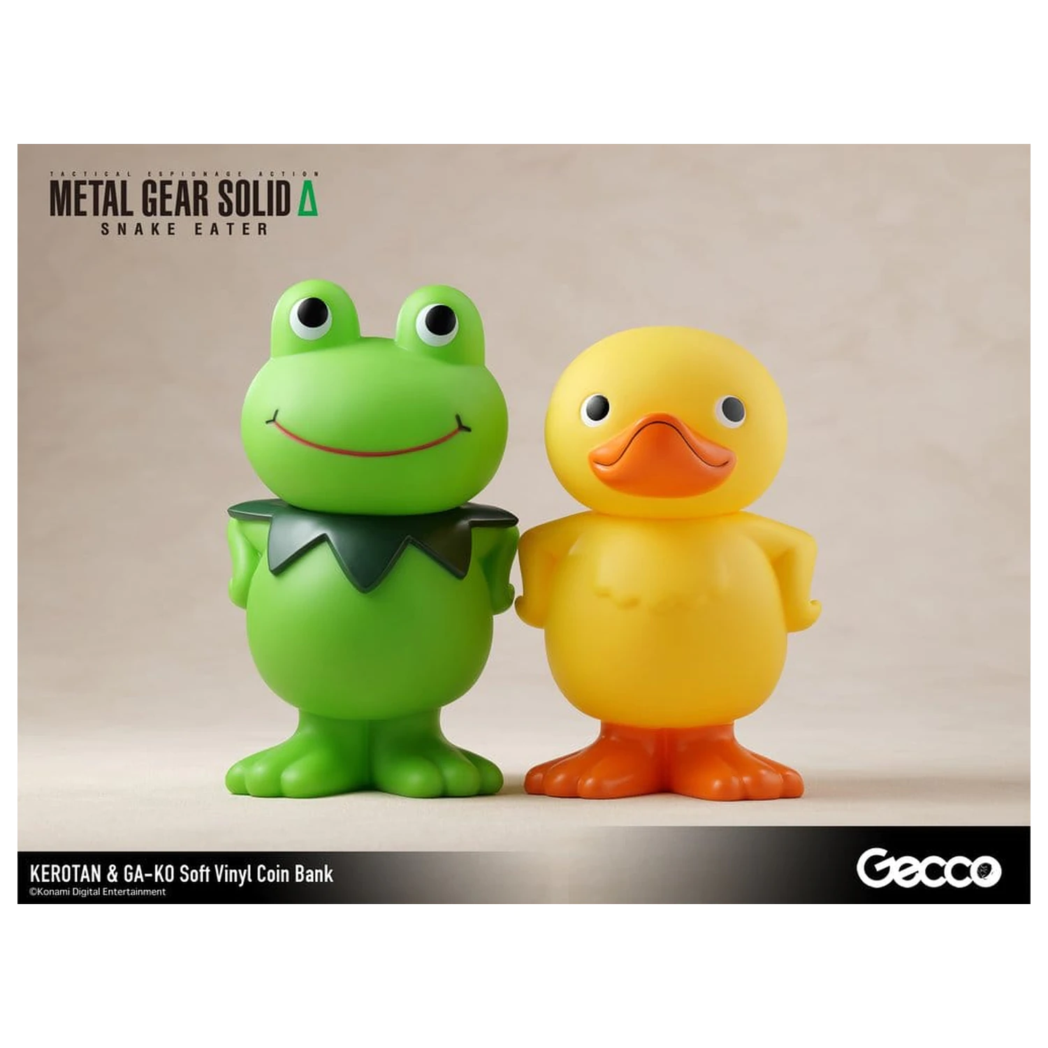 Metal Gear Solid Snake Eater Weichvinyl Bank Kerotan 21 cm Produktfoto