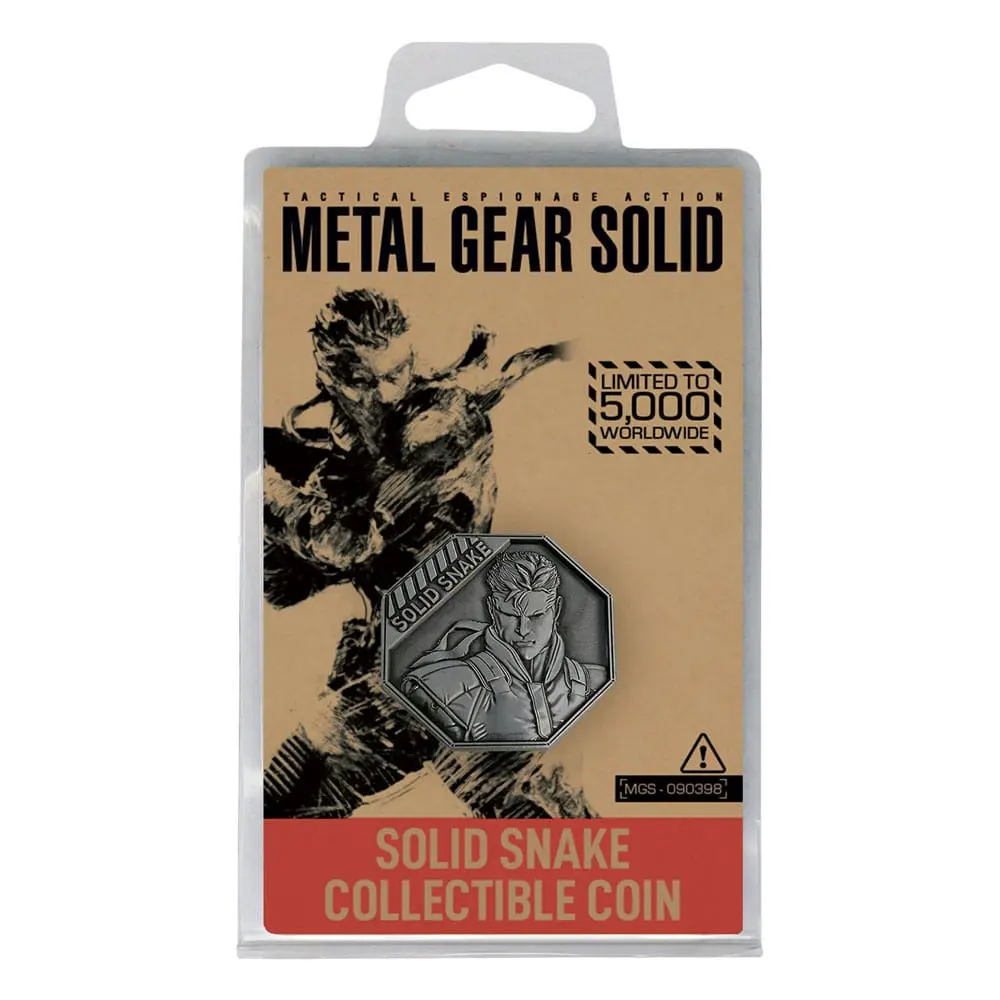 Metal Gear Solid Sammelmünze Solid Snake Limited Edition termékfotó