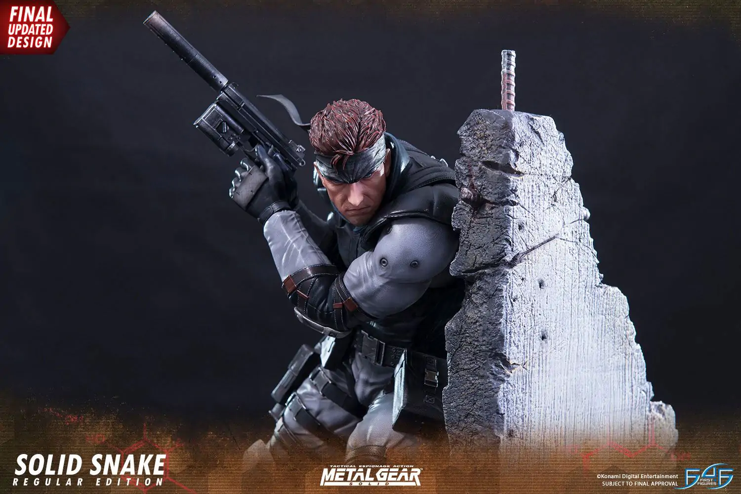 Metal Gear Solid Statue Solid Snake 44 cm termékfotó