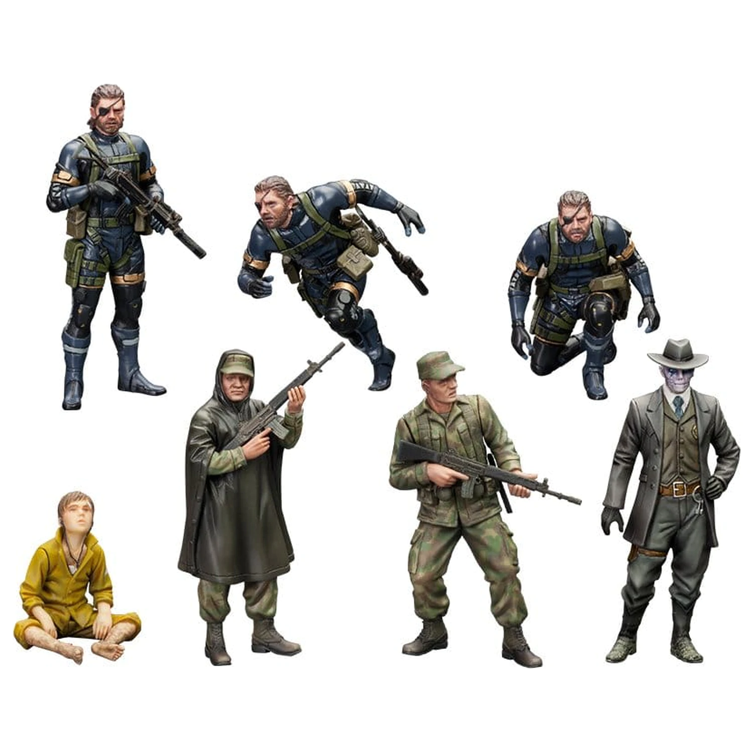 Metal Gear Solid V Plastikmodellbausatz 1/35 Metal Gear Solid Ground Zero Set 5 cm Produktfoto