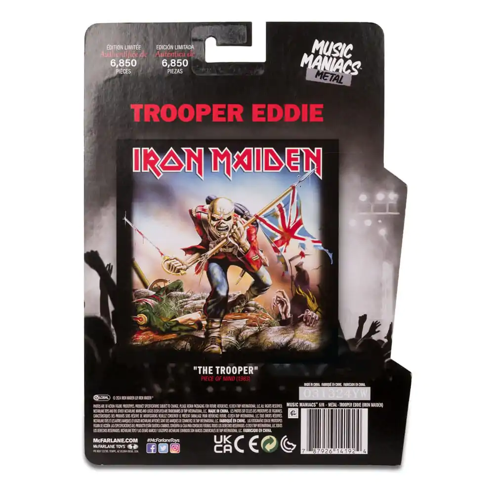 Metal Music Maniacs Actionfigur Wave 2 Trooper Eddie (Iron Maiden) 15 cm termékfotó