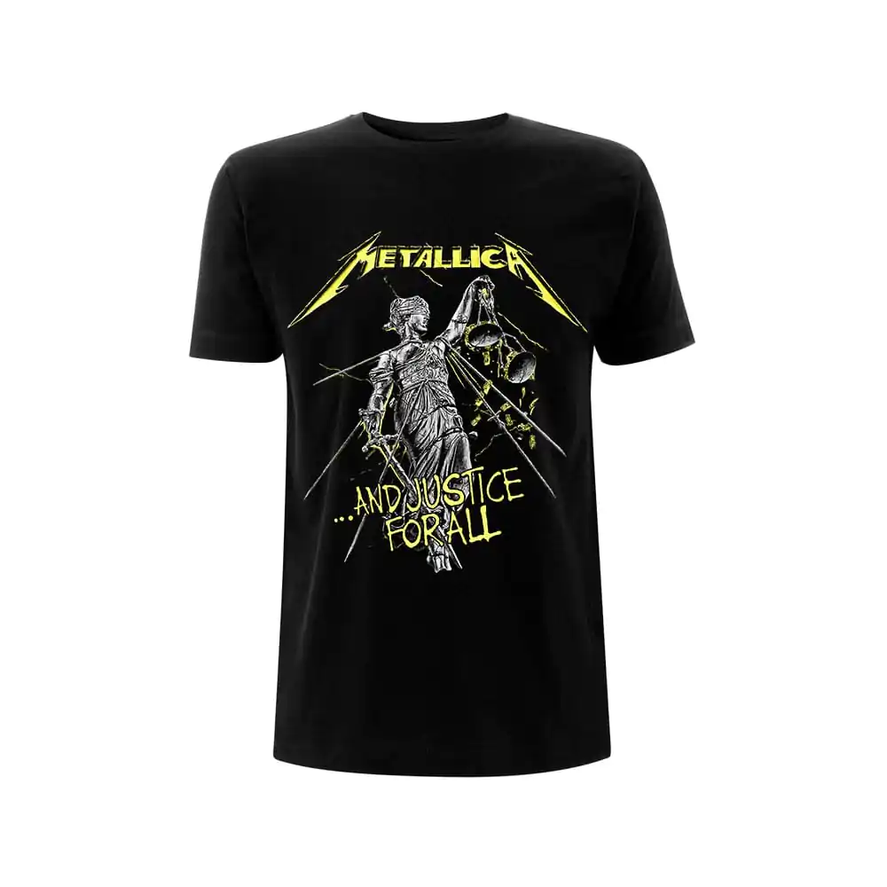 Metallica T-Shirt And Justice For All Tracks Black Produktfoto