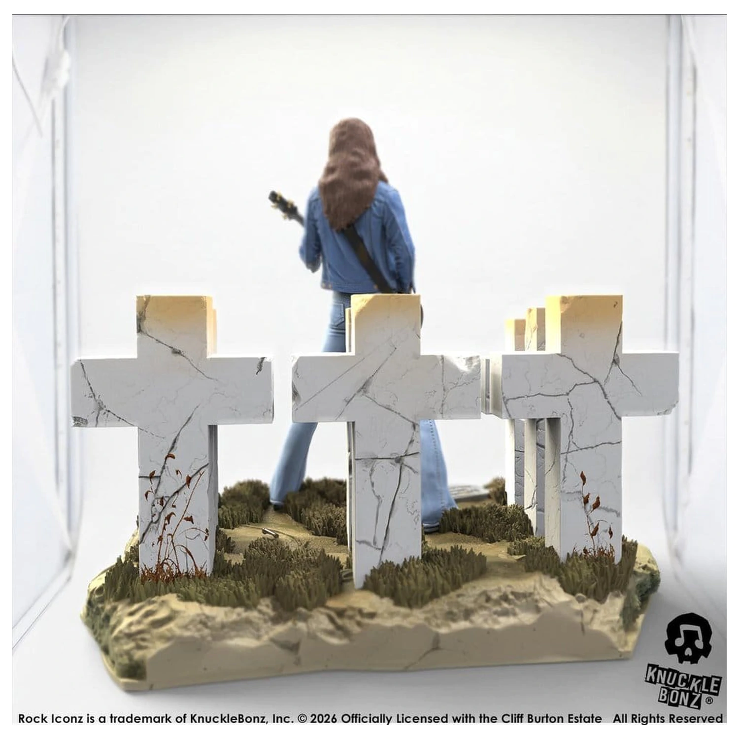 Metallica Rock Iconz Figur Cliff Burton III 21 cm Produktfoto