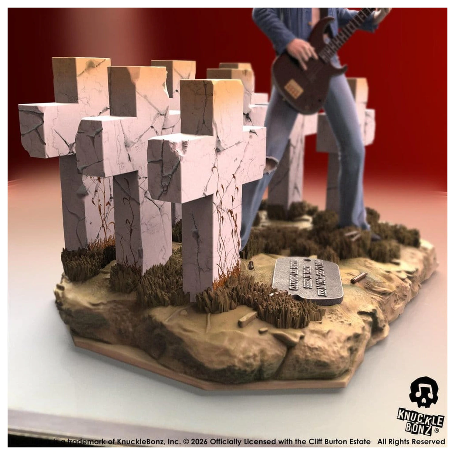 Metallica Rock Iconz Figur Cliff Burton III 21 cm Produktfoto