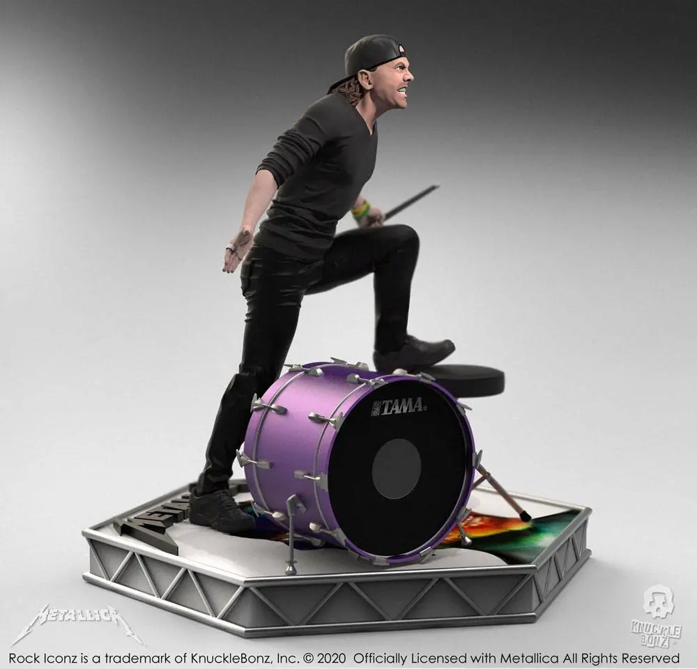 Metallica Rock Iconz Statue Lars Ulrich Limited Edition 22 cm Produktfoto