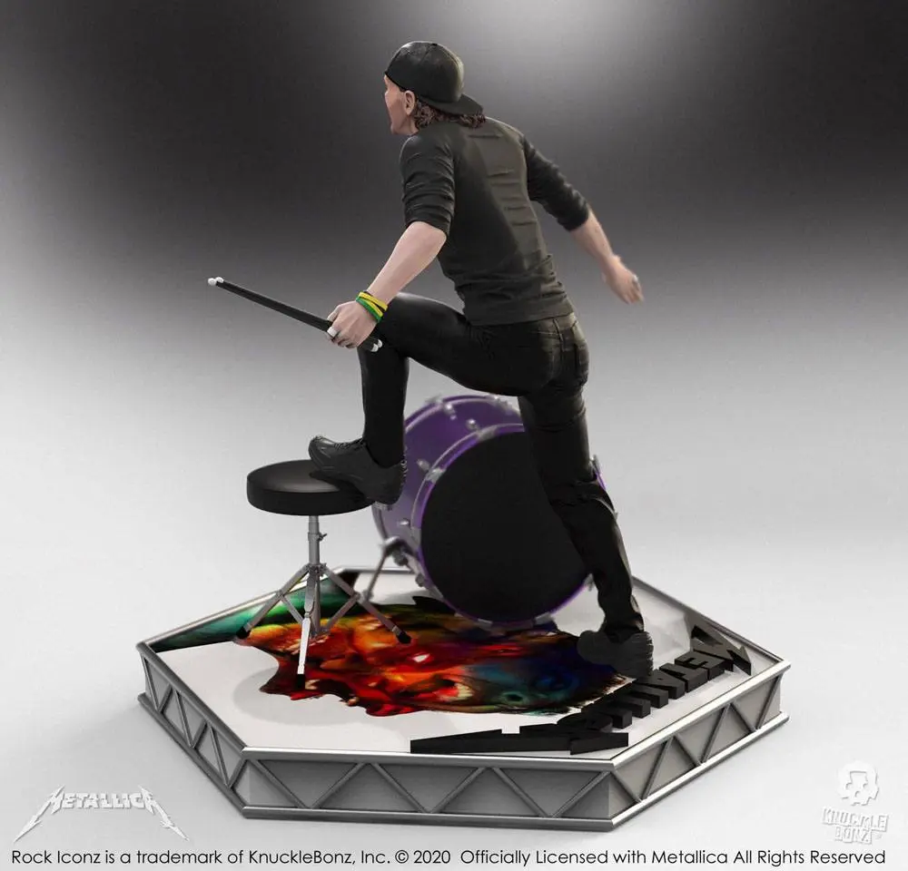 Metallica Rock Iconz Statue Lars Ulrich Limited Edition 22 cm Produktfoto