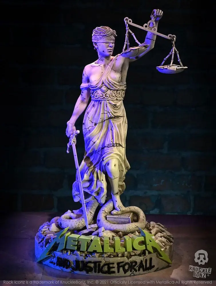 Metallica Rock Ikonz On Tour Statue Lady Justice Statue Produktfoto