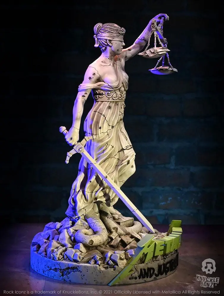 Metallica Rock Ikonz On Tour Statue Lady Justice Statue Produktfoto