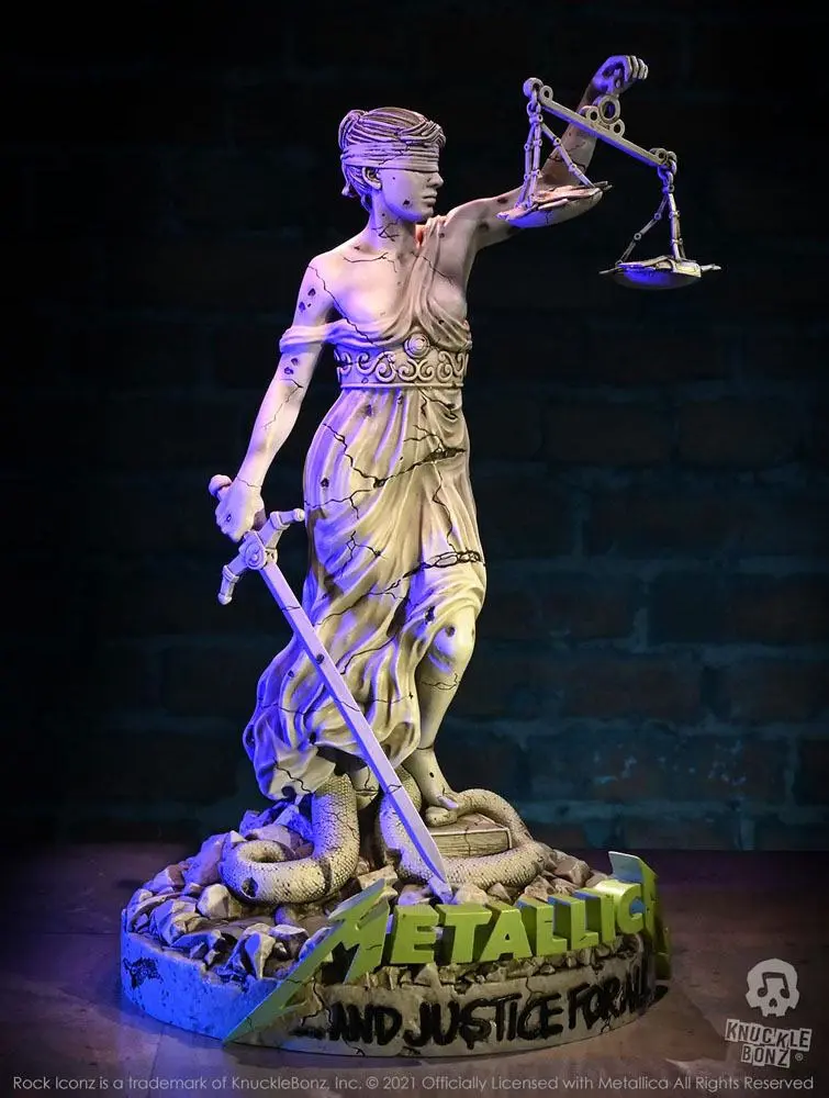 Metallica Rock Ikonz On Tour Statue Lady Justice Statue Produktfoto
