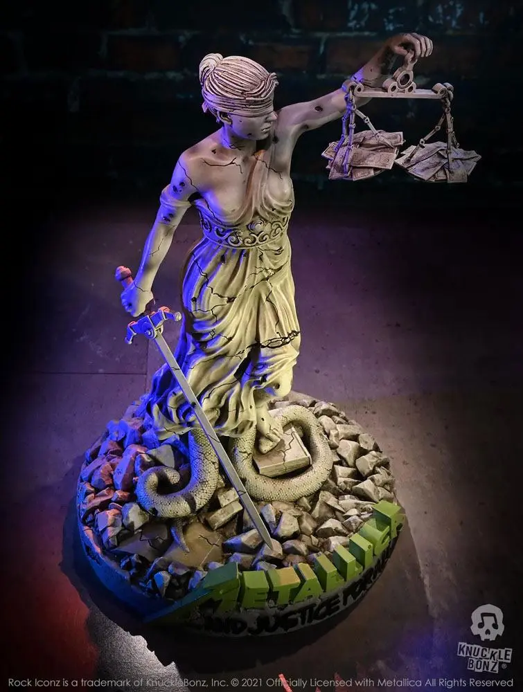 Metallica Rock Ikonz On Tour Statue Lady Justice Statue Produktfoto