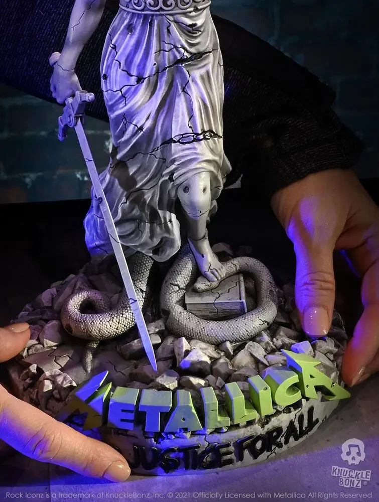 Metallica Rock Ikonz On Tour Statue Lady Justice Statue Produktfoto