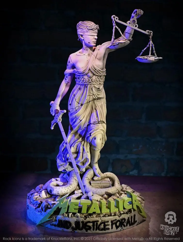 Metallica Rock Ikonz On Tour Statue Lady Justice Statue Produktfoto