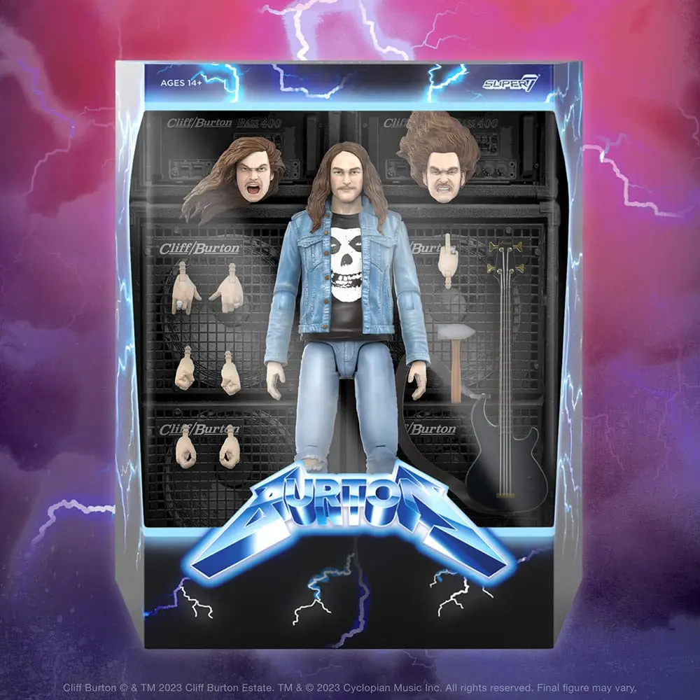 Metallica Ultimates Actionfigur Cliff Burton 18 cm Produktfoto