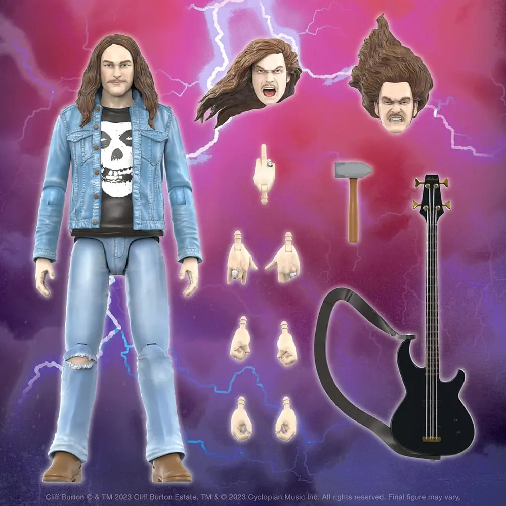 Metallica Ultimates Actionfigur Cliff Burton 18 cm Produktfoto